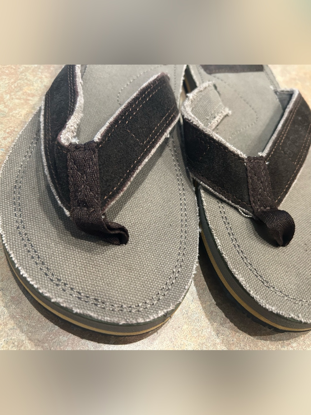 Body Glove Dark Brown and tan Flip Flop - Picture 3 of 8